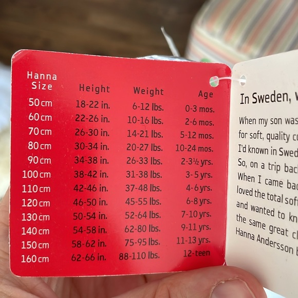 Hanna Andersson Cheerful Stripe Embroidered Knit Dress 70, 6-12 months - Picture 6 of 6